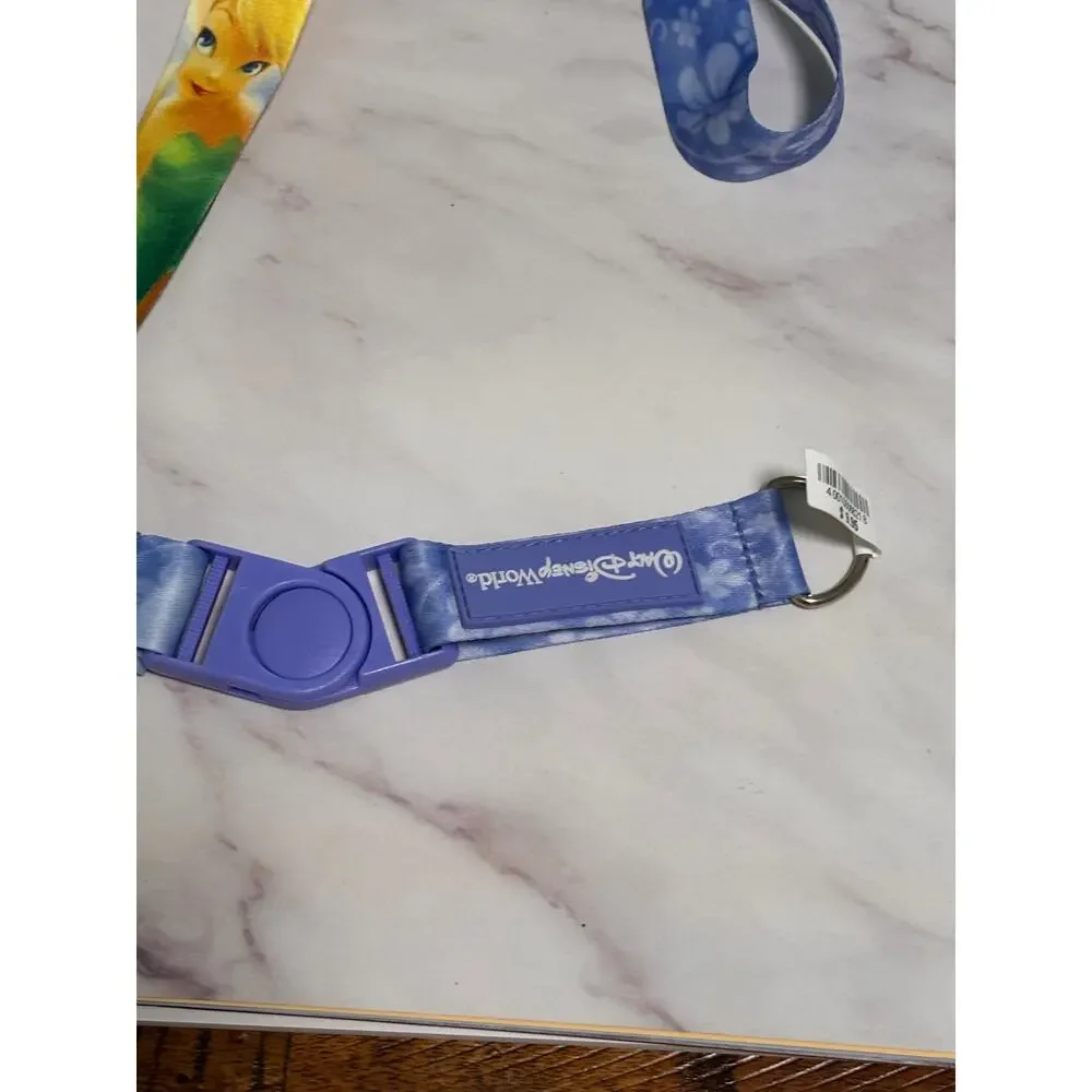 Disney Parks Tinkerbell Pin Lanyard Walt Disney World Pin Holder Collectible